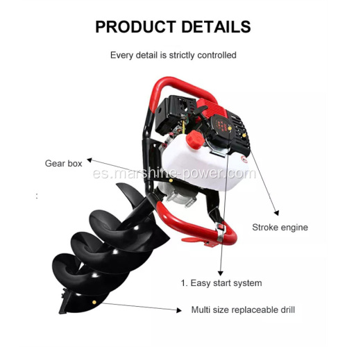 Gas Post Hole Digger One Man Auger